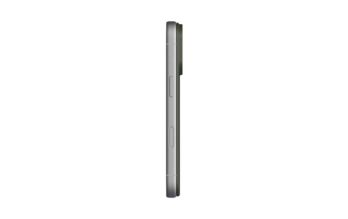 Nudient Slice – Backcover – für iPhone 17 Pro/18 Pro – MagSafe, Kunststoff+Silikon, Pine Green