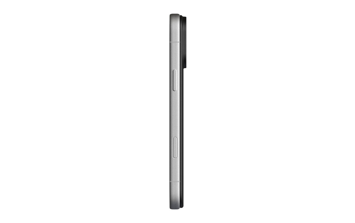 Nudient Slice Case – Backcover – für Apple iPhone 17 Pro Max/18 Pro Max, MagSafe, Kunststoff+Silikon, Schwarz