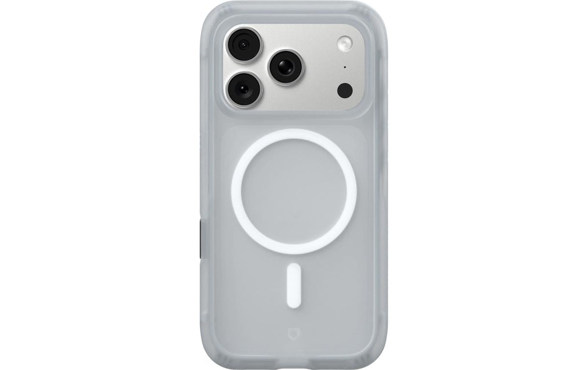 Rhinoshield AirX Backcover – für Apple iPhone 17 Pro / 18 Pro, Gummi, Flux Grau, bis 3,5 m Sturzsicher