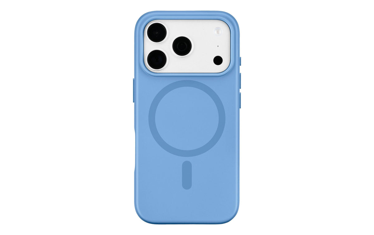 Cellularline Aura Mag Backcover – für Apple iPhone 18 Pro Max, MagSafe, Metall, Blau
