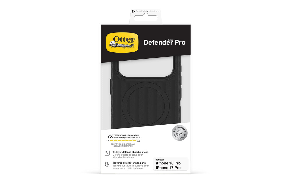 OtterBox Defender Pro Rugged-Case – für Apple iPhone – MagSafe, Schwarz, Oscars