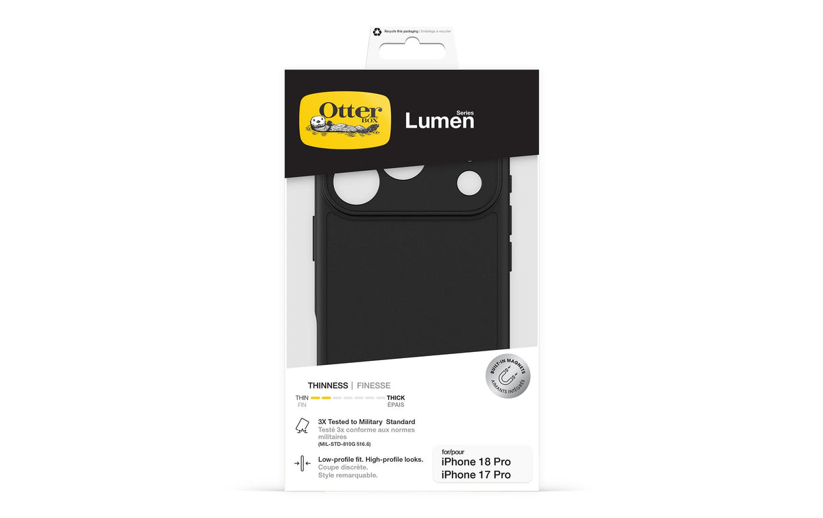 OtterBox Lumen OSCARS – Backcover – für Mobiltelefone, Schwarz