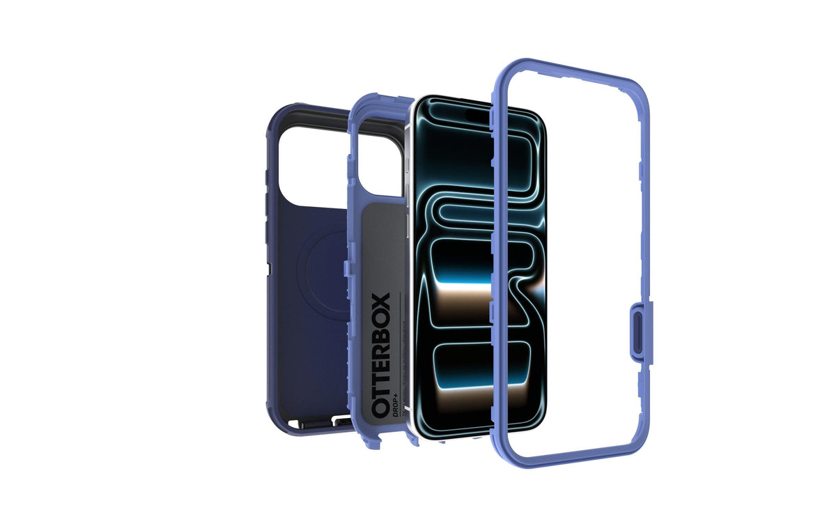 OtterBox Defender Pro Rugged-Case – für Apple iPhone, MagSafe, Blau