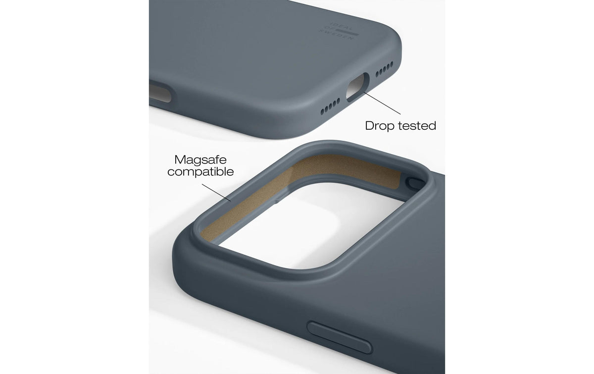 iDeal of Sweden Backcover – für Apple iPhone 17 Pro/18 Pro, MagSafe, Silikon, Mitternachtsblau