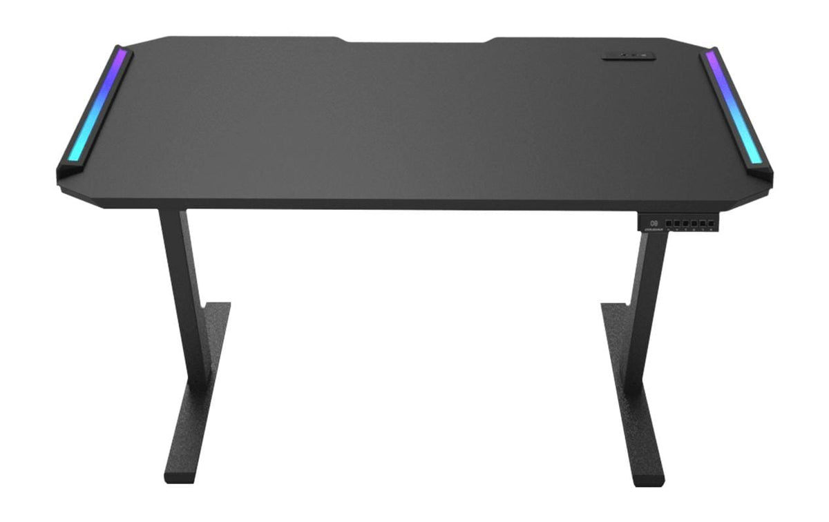 COUGAR Gaming COUGAR Deimus 120 – Arbeitstisch, 122 × 60,5 cm, 80 kg, Schwarz, MDF/Metall
