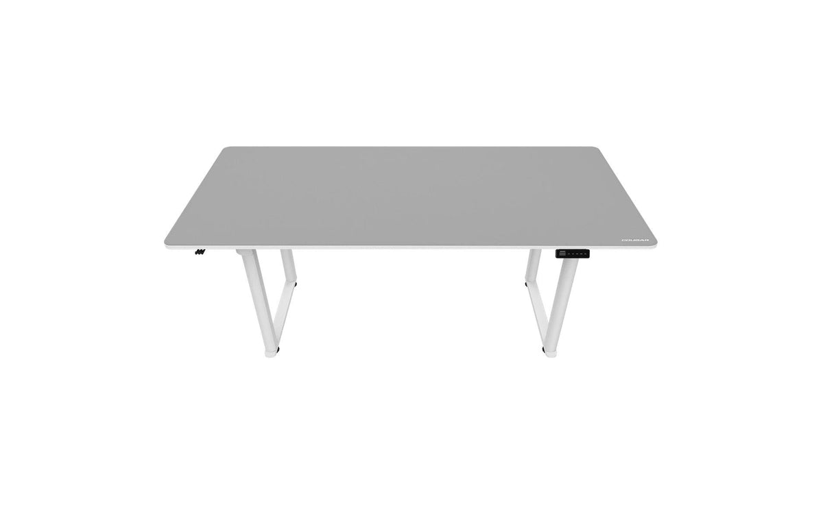 COUGAR Gaming E-Grav 180 – Höhenverstellbarer Tisch, 180 × 80 cm, elektrisch, 73–118 cm, 120 kg, weiss