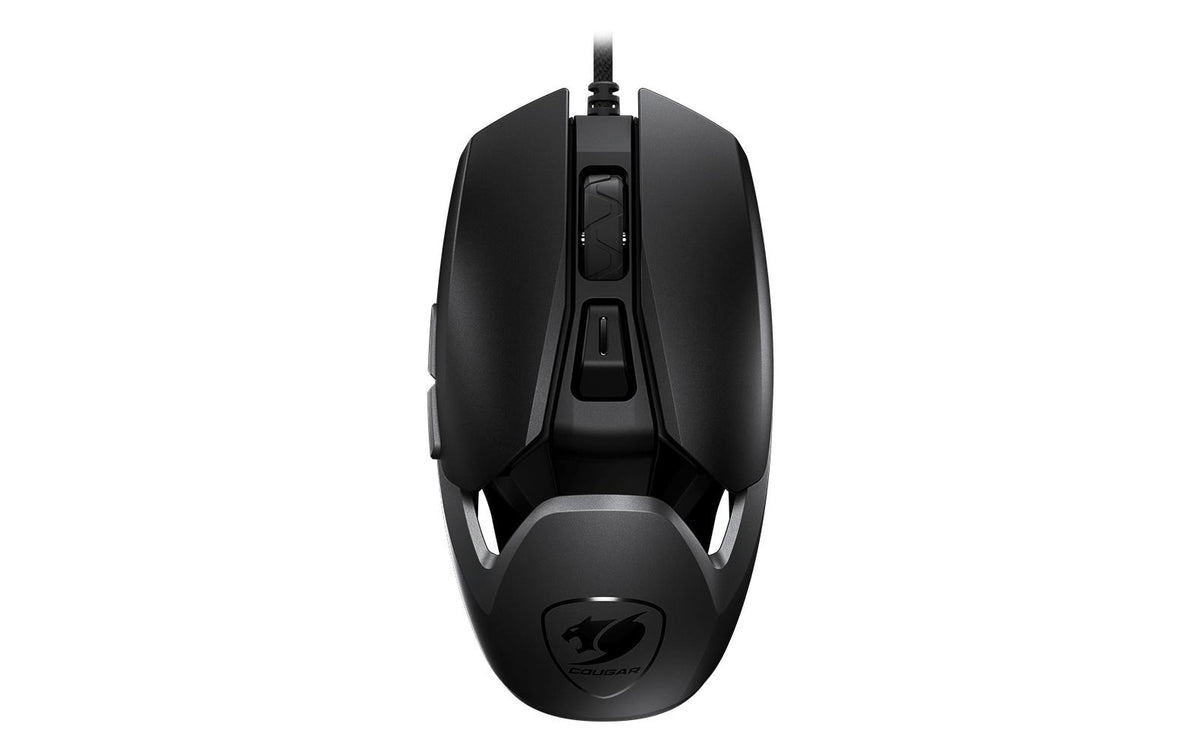 COUGAR Gaming COUGAR AIRBLADER – Gaming-Maus – Kabelgebunden (USB‑A), 16000 DPI, Beidhändig, Schwarz