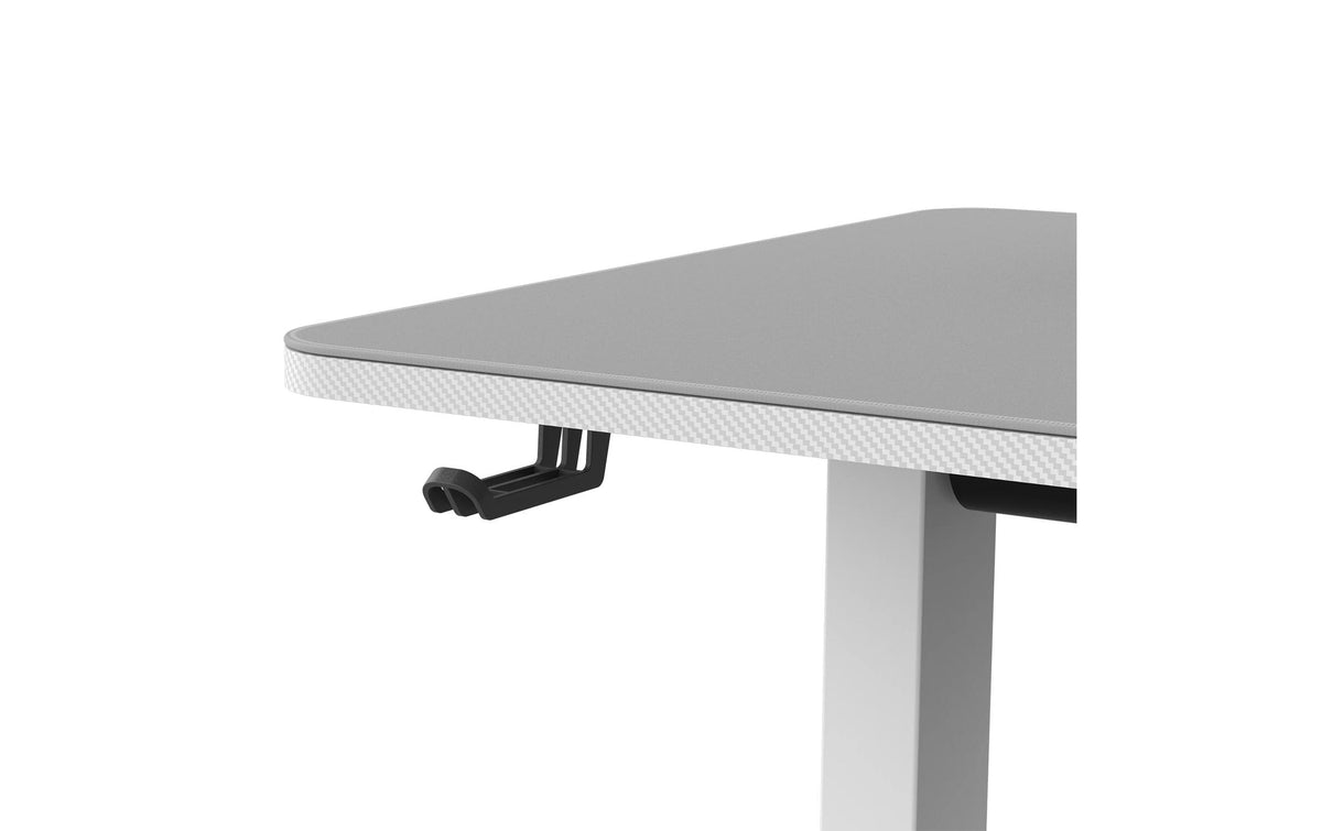 COUGAR Gaming COUGAR E-Star 140 – Höhenverstellbarer Tisch, 120 × 60 cm, elektrisch, 72–117 cm, 60 kg, Weiss