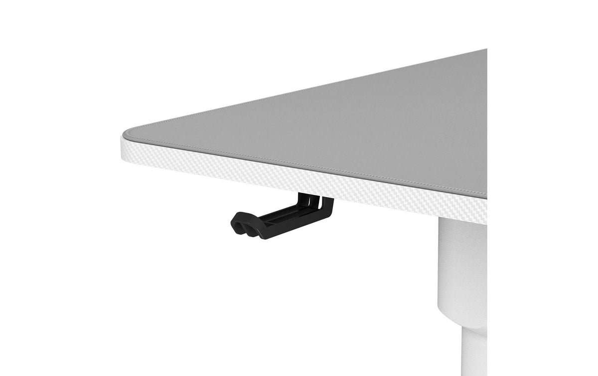COUGAR Gaming E-Grav 180 – Höhenverstellbarer Tisch, 180 × 80 cm, elektrisch, 73–118 cm, 120 kg, weiss