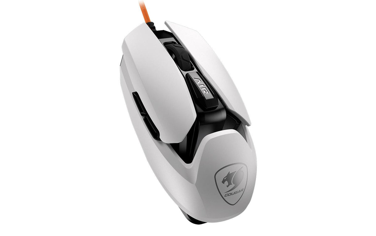 COUGAR Gaming AirBlader Tournament – Gaming-Maus – Kabelgebunden (USB‑A), 20000 DPI, Rechts, Weiss