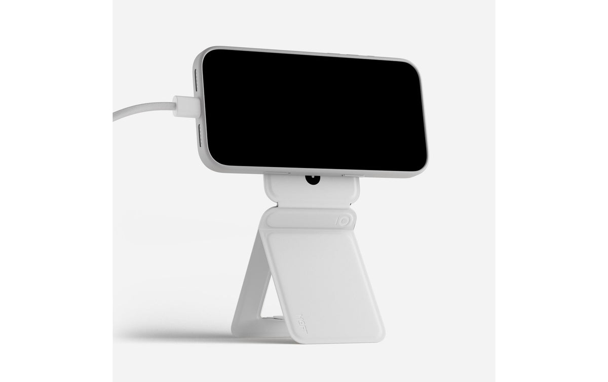 MOFT Snap Tripod Stand & Wallet MOVAS – Kartenhalter/Wallet – mit Ständer, für iPhone (MagSafe) – Hellgrau