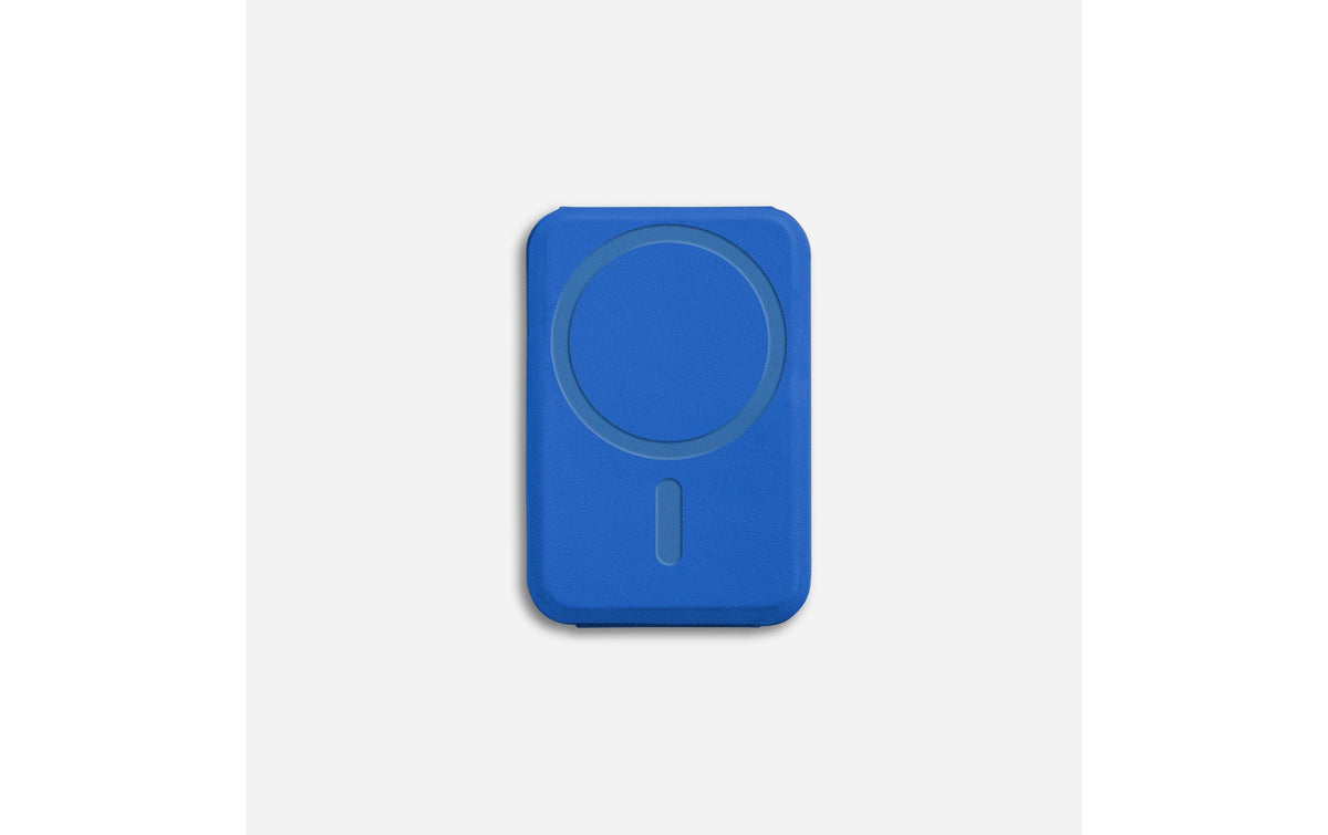 Moft Snap-on Kartenhalter/Wallet für iPhone 12/13/14-Serie, MagSafe-kompatible Hüllen – Saphirblau