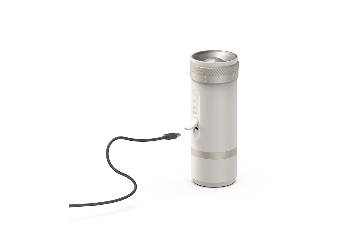 Outin Kaffeemühle Fino OTCG-01-SW – 25 g, Kegelmahlwerk, 28 Stufen – Weiss