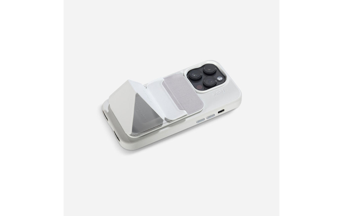 Moft Snap-on Kartenhalter/Wallet für MagSafe - Grau