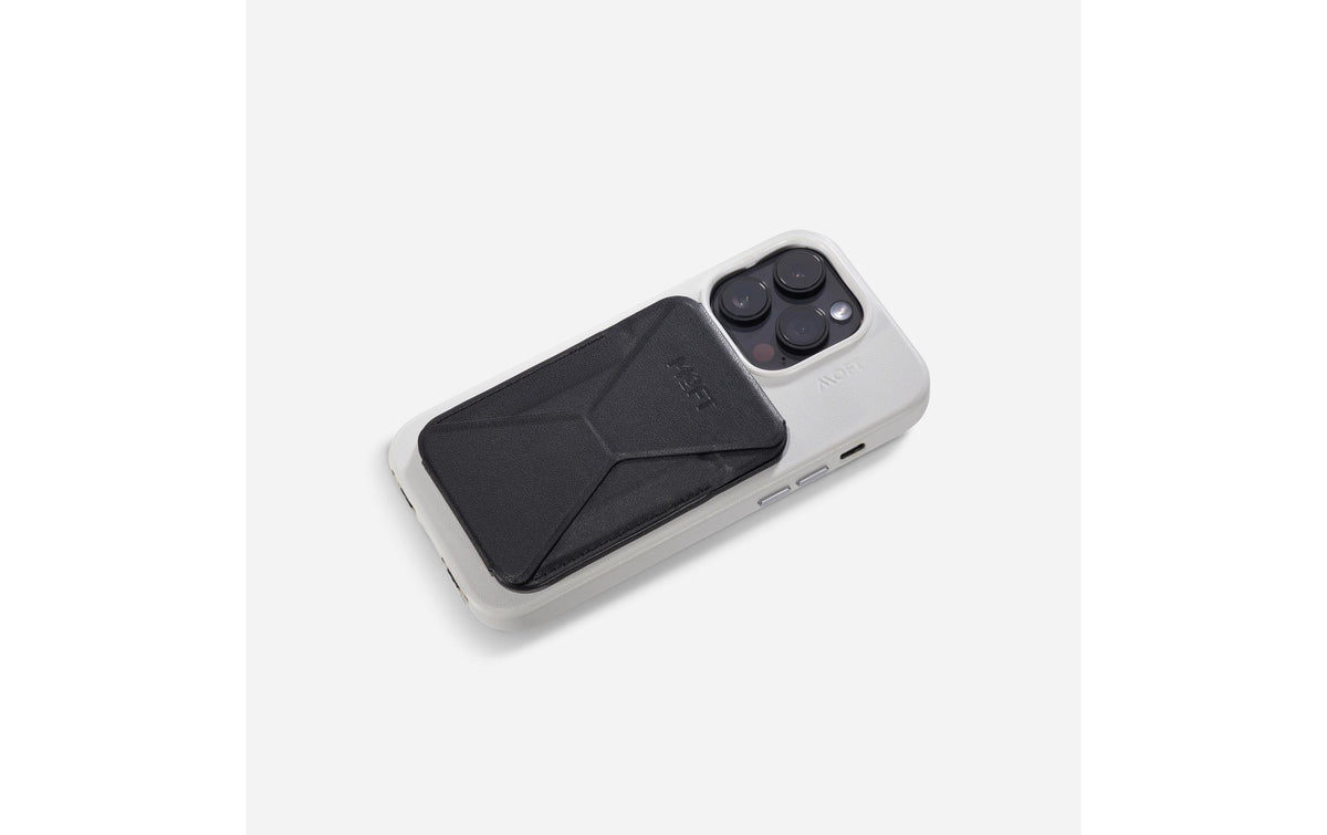 Moft Snap-on Kartenhalter/Wallet – magnetisch – für iPhone (MagSafe) – Schwarz