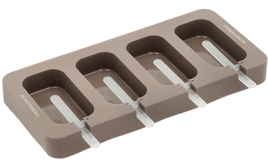 Blomsterberg Glaceform für 4, 14,9 × 26,1 × 2,6 cm, Silikon, Beige