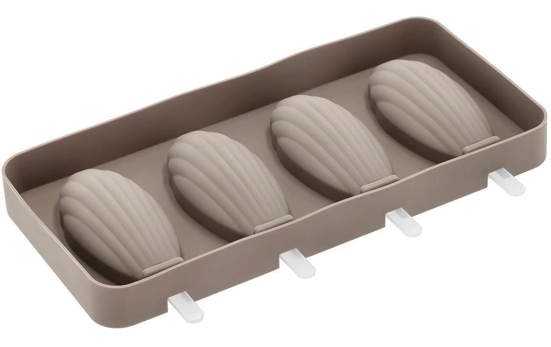 Blomsterberg Muffinförmchen 24,9 × 26,1 × 2,6 cm, Silikon, Beige, 4 Stk.