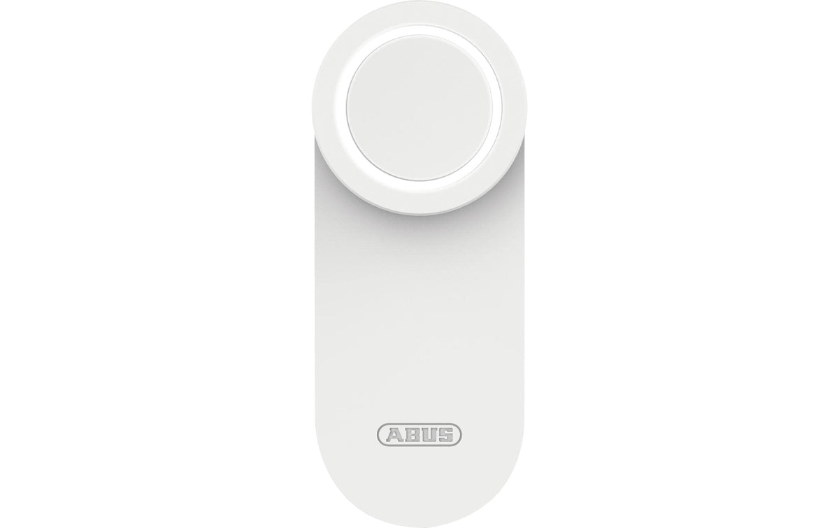 ABUS LOXERIS One Rundzylinder – BT, App, Batteriebetrieben, Tür, 50×72×124 mm, Weiss