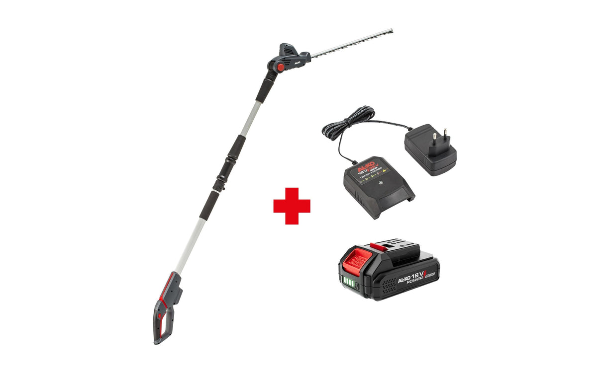 AL-KO HTAD 1845 Akku-Hochheckenschere – 36 V – Schwertlänge 450 mm – mit Akku & Ladegerät – AL-KO ENERGY FLEX