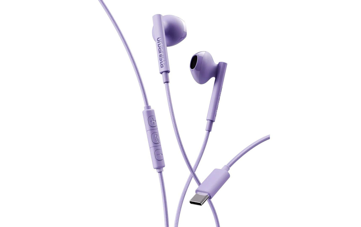 Urbanista San Francisco 2 In-Ear Kopfhörer – Kabelgebunden, USB-C, mit Mikrofon, Violett