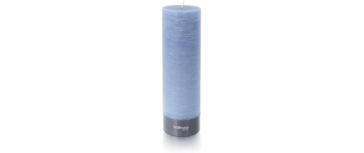 Balthasar Zylinderkerze – Ø 10 × 30 cm – Blau