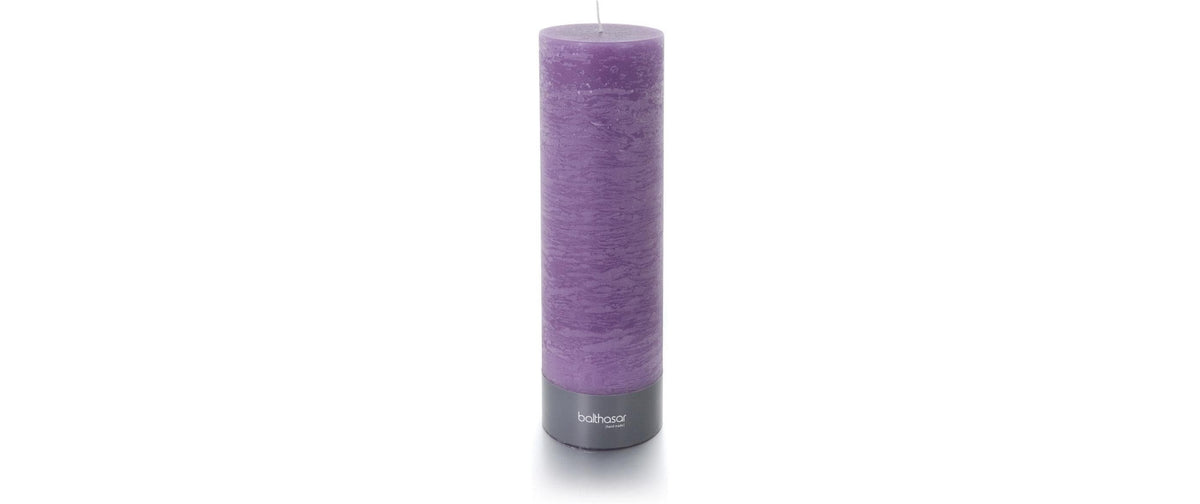 Balthasar Stumpenkerze – Ø 10 × 30 cm – Flieder