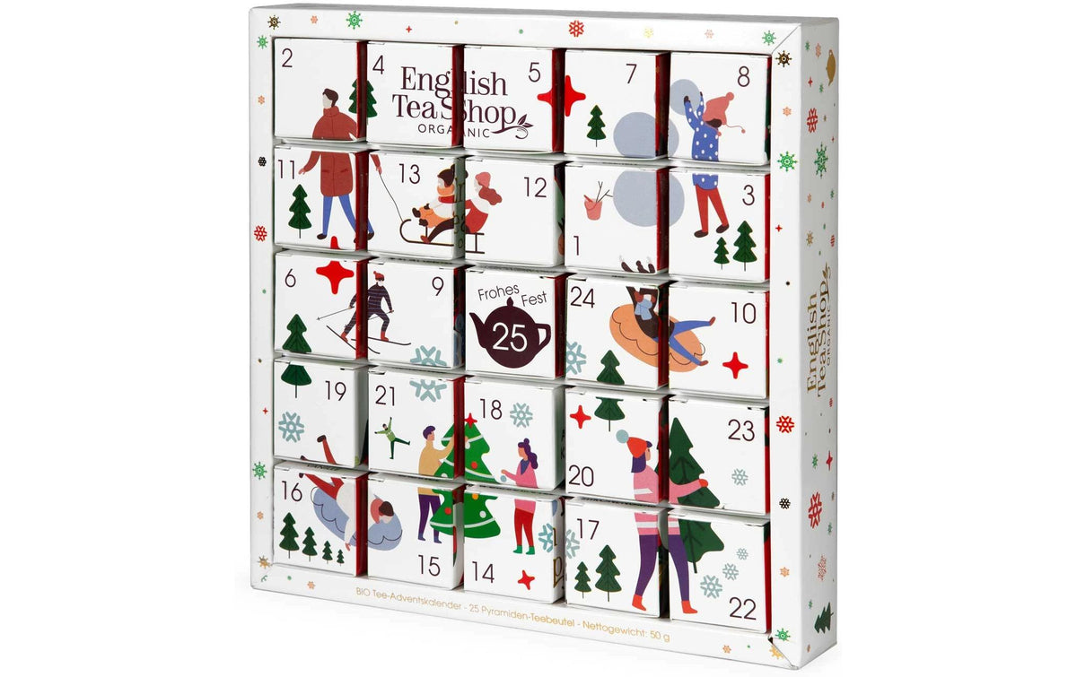 Xmas Adventskalender Tee – 25 Pyramiden-Teebeutel