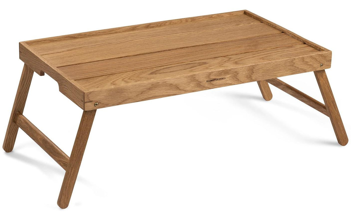 Blomsterberg Serviertablett – 64 × 31,5 × 23,5 cm, Holz (Eiche), Braun