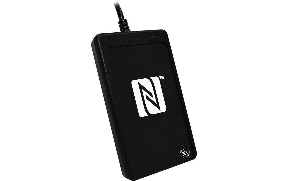 Diverse ACS ACR1252U – NFC/RFID-Leser, USB, Schwarz, für Windows, Linux, Mac OS