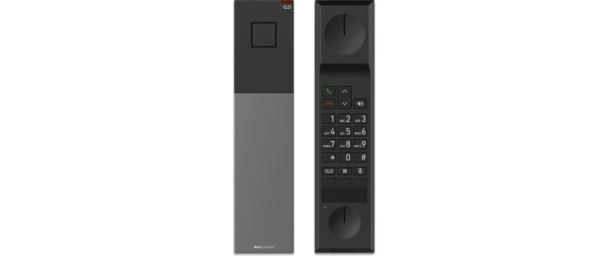 Snom HD331 – IP-Telefon, 1 SIP-Konto, PoE, mit DECT-Basis, Freisprechen, schwarz