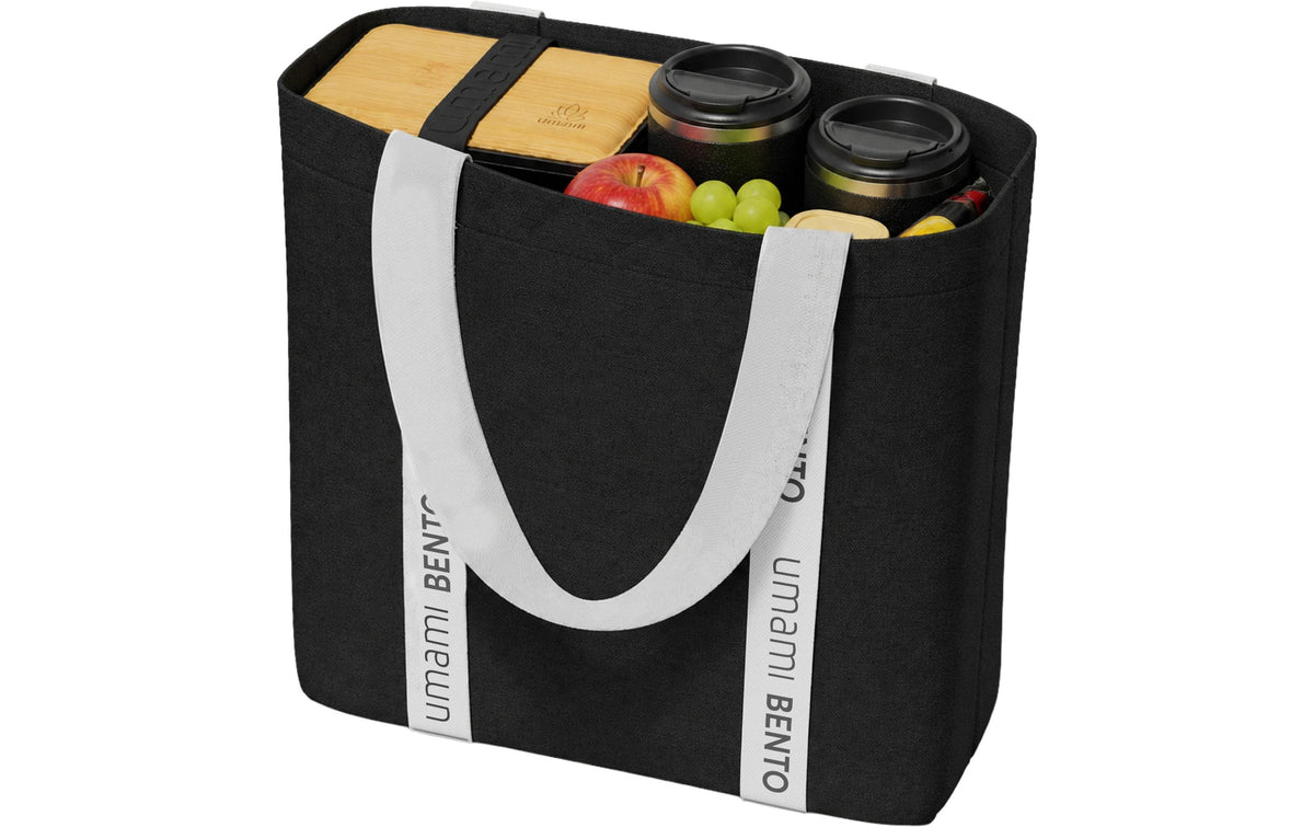 Umami Kühltasche – mit Innentasche – 22 l, 13 × 54 × 38 cm, Schwarz, Schaumstoff/Textil