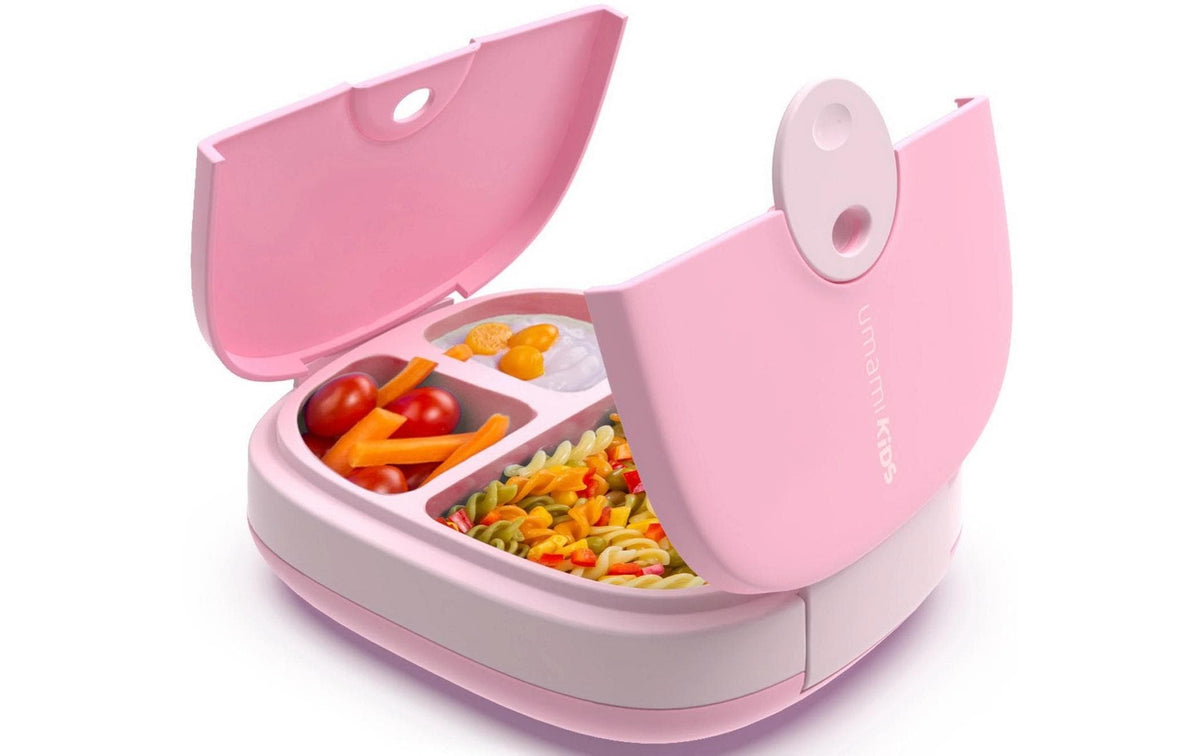 Umami Lunchbox – 800 ml, 18,3×21,0×6,6 cm, Kunststoff (PP)/Silikon, Rosa, BPA-frei, mikrowellengeeignet