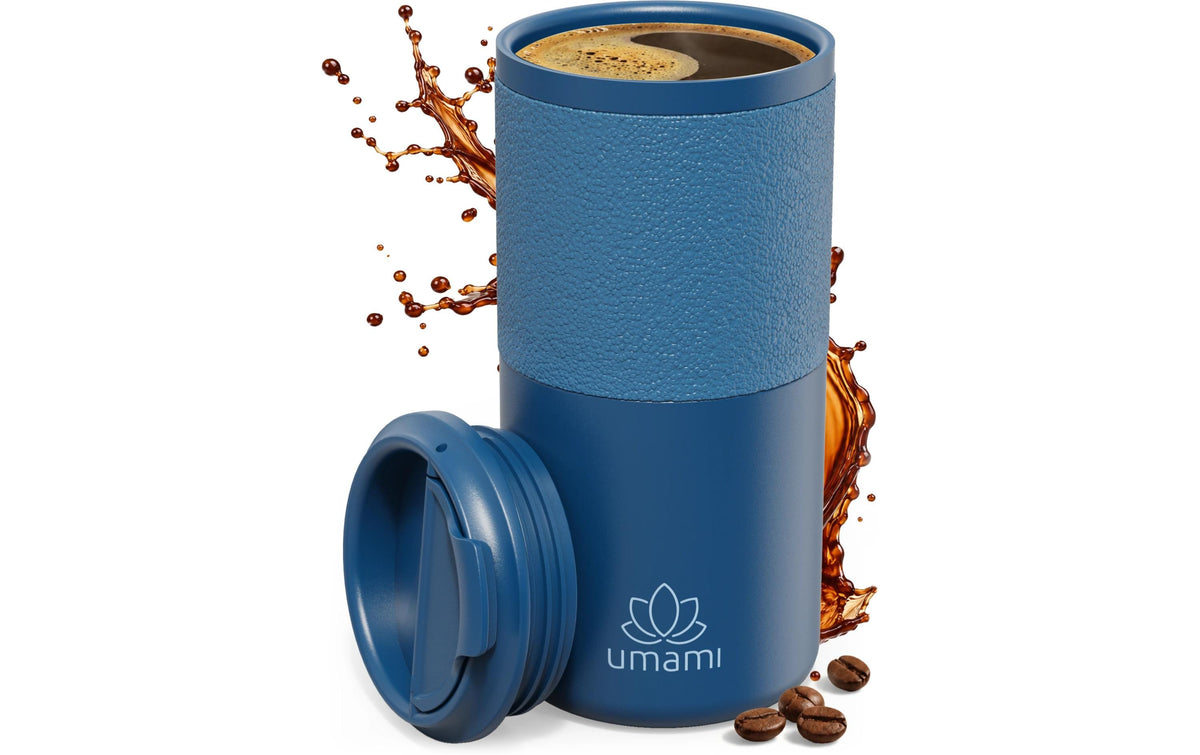 Umami Thermobecher 550 ml – doppelwandig, Edelstahl, Blau