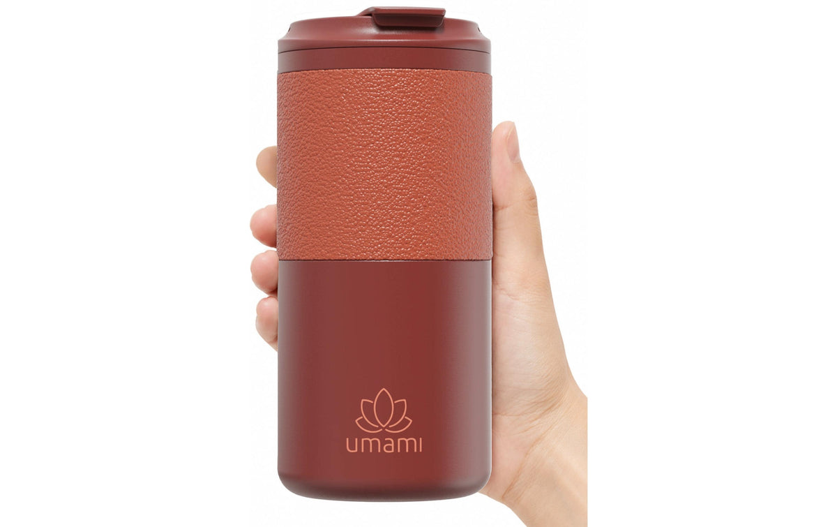 Umami Thermobecher 550 ml – doppelwandig, Edelstahl, Rot