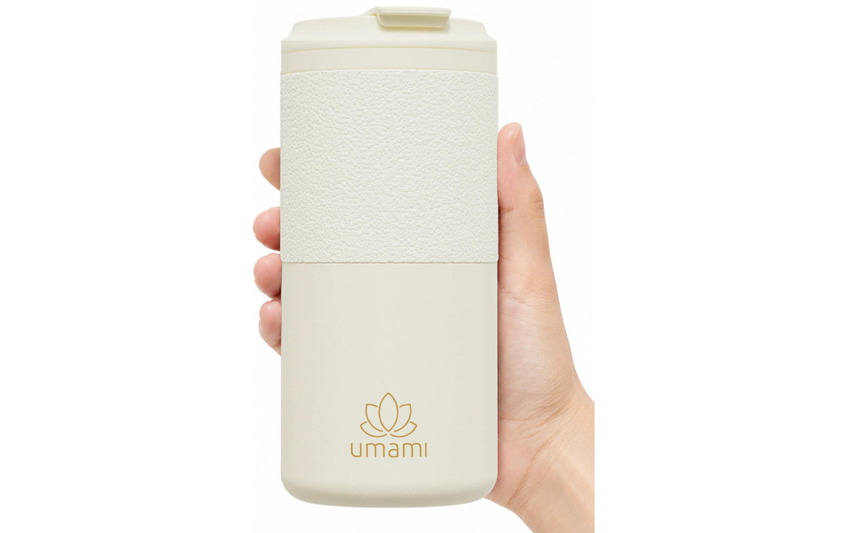 Umami Thermobecher 550 ml – Doppelwandig, Edelstahl, Creme