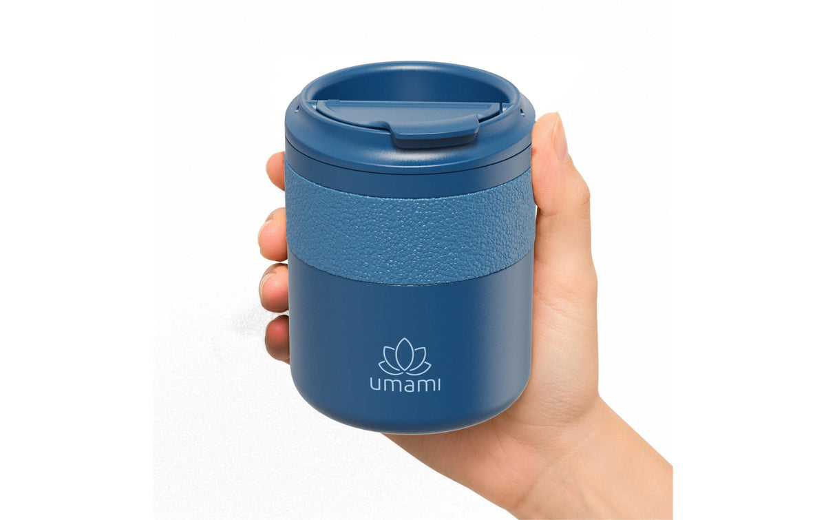 Umami Thermobecher 280 ml – doppelwandig, Edelstahl, Blau