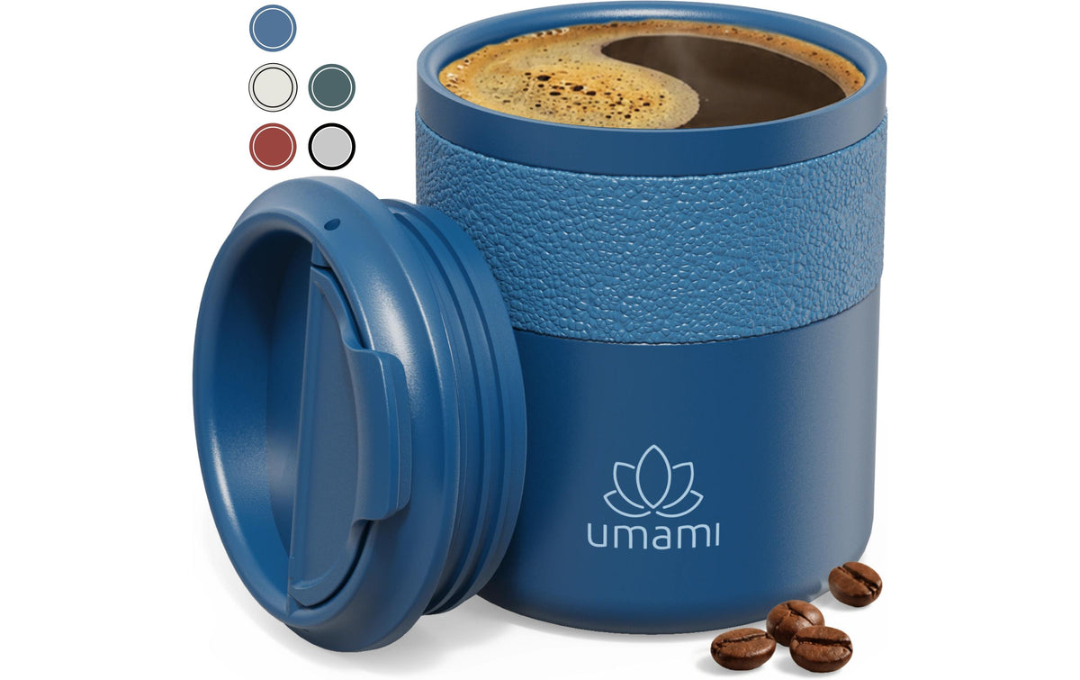 Umami Thermobecher 280 ml – doppelwandig, Edelstahl, Blau