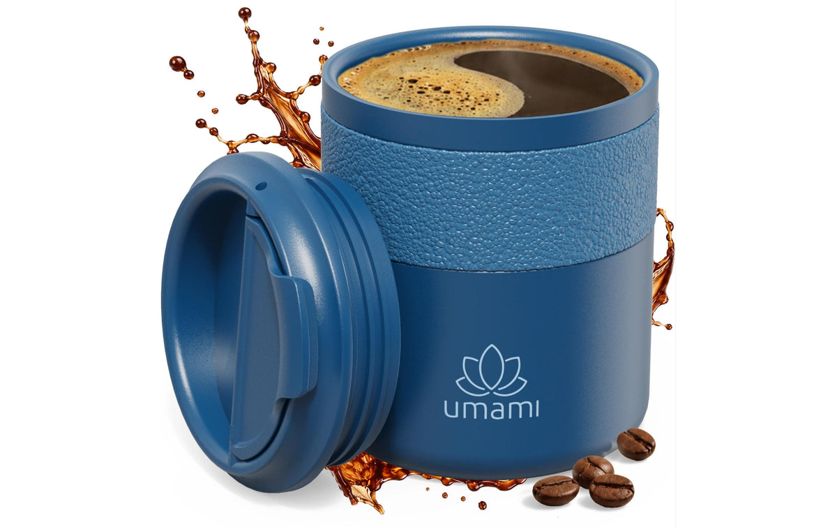 Umami Thermobecher 280 ml – doppelwandig, Edelstahl, Blau