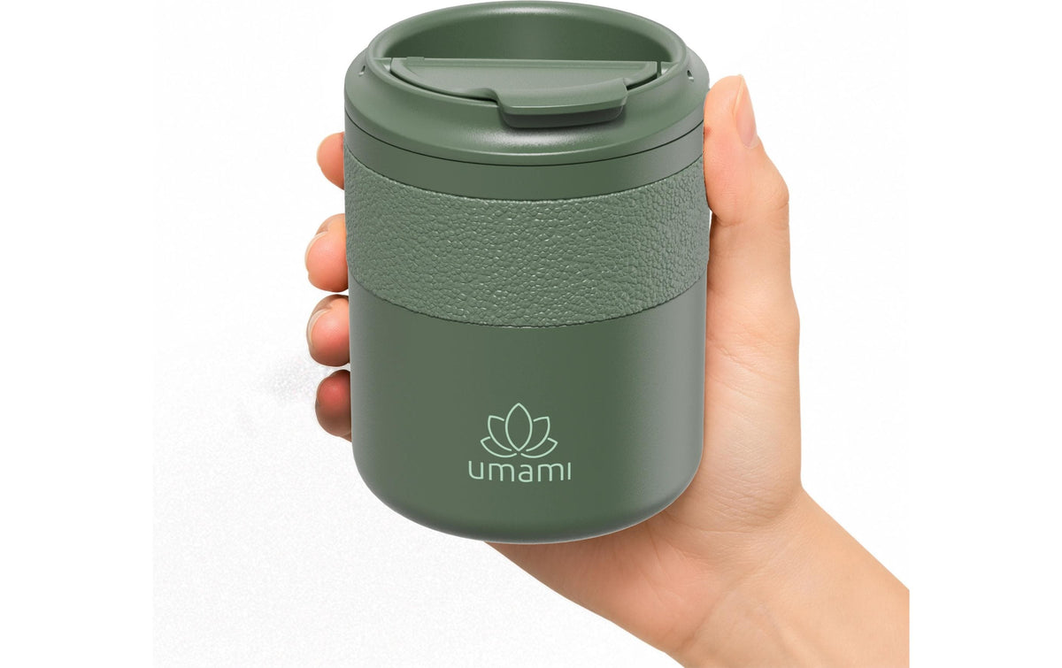 Umami Thermobecher 280 ml – doppelwandig, Edelstahl, Grün