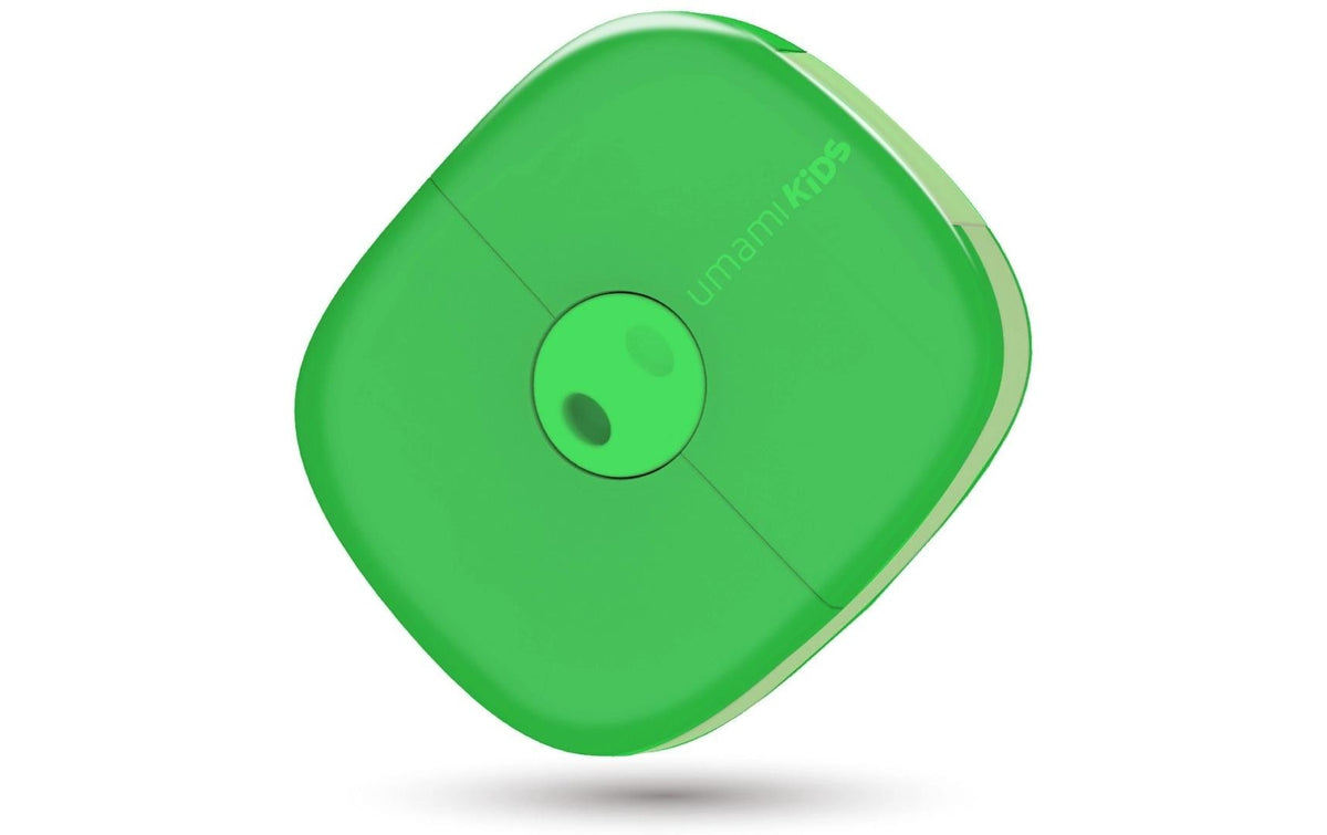 Umami Lunchbox 800 ml, 18,3 × 21,0 × 6,6 cm, Polypropylen (PP), grün, mit Besteck