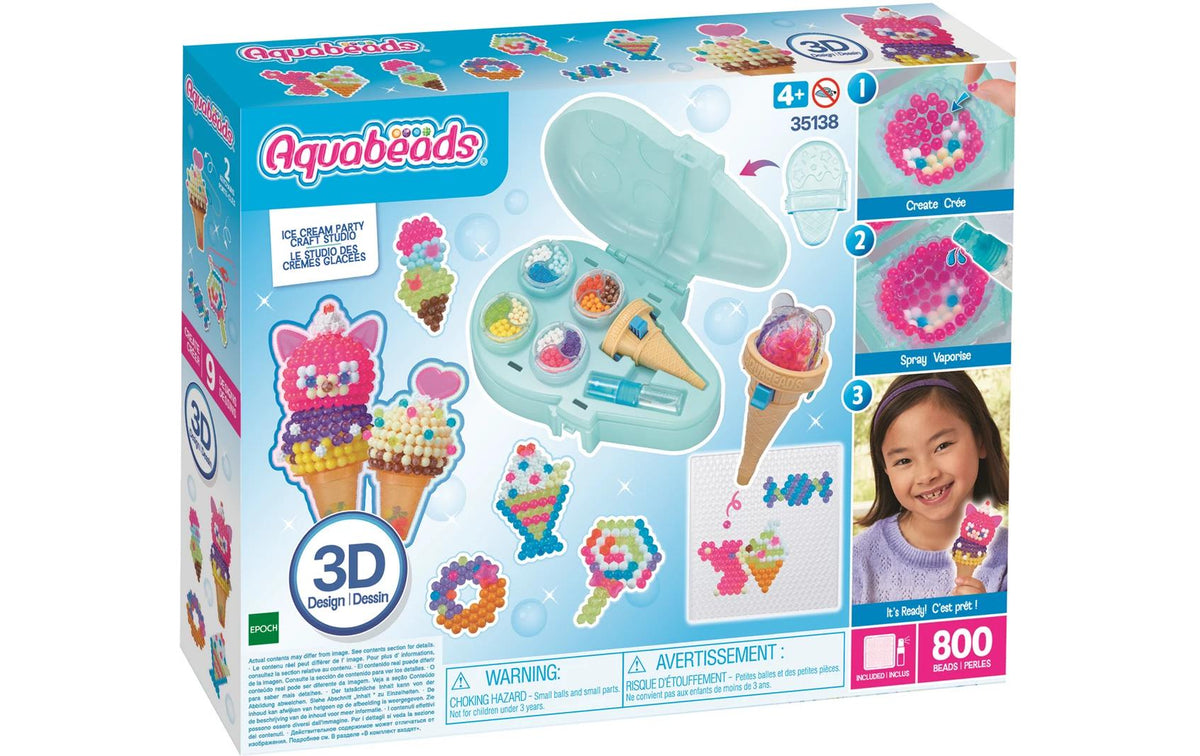 Aquabeads Perlen-Set – Eis Party – ab 4 Jahren