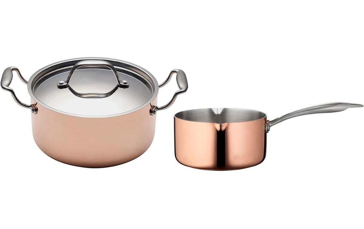Blomsterberg Kochtopf – 2,0 l, Ø 18 cm, Metall, Antihaftbeschichtung, für Induktion, Gas, Glaskeramik u. a.