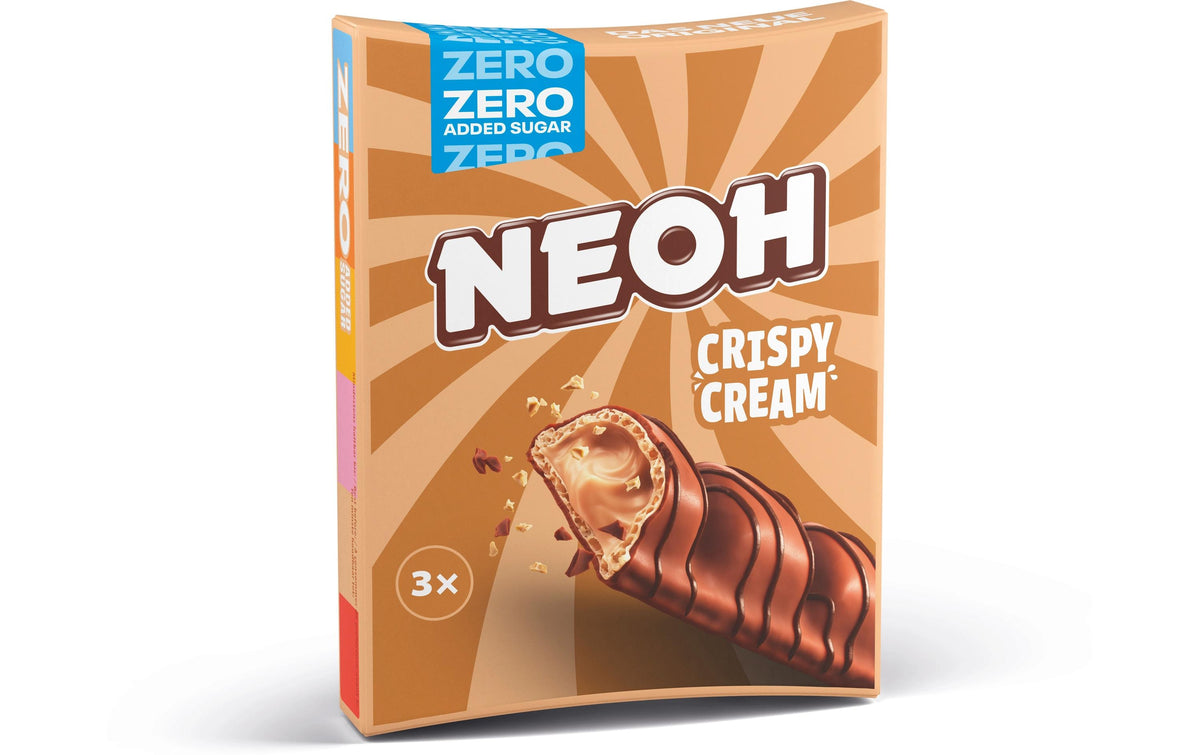Neoh Crispy Cream Waffelgebäck – Haselnuss – 3 × 22 g
