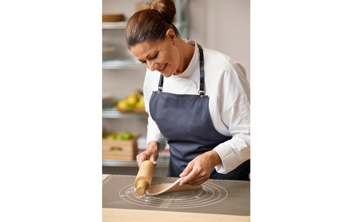 Blomsterberg Backmatte 60 × 45 × 3,5 cm, Silikon, Beige