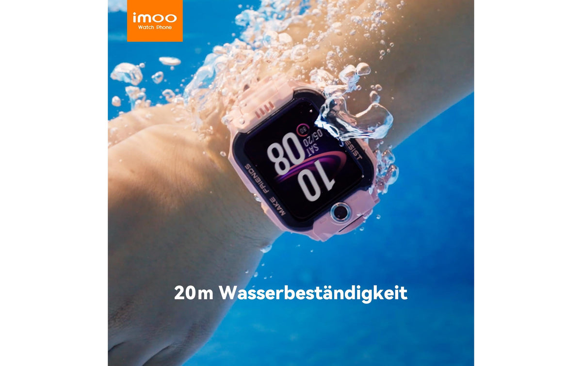 Imoo Kidswatch Z7 53 mm GPS + Cellular – Kunststoff Pink, für Android, iOS