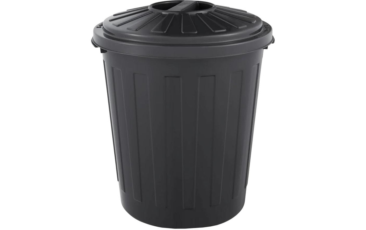 keeeper Papierkorb – 7 l – Kunststoff (PP), rund – Graphit