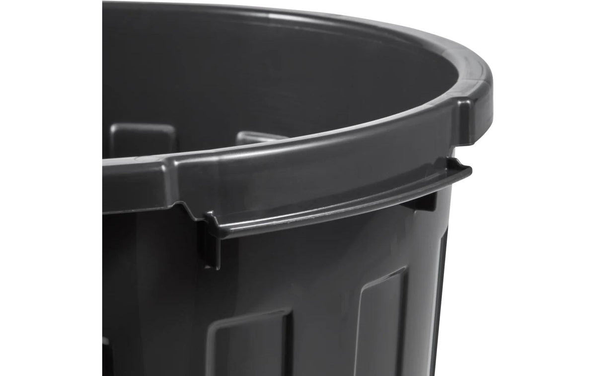 keeeper Papierkorb – 7 l – Kunststoff (PP), rund – Graphit