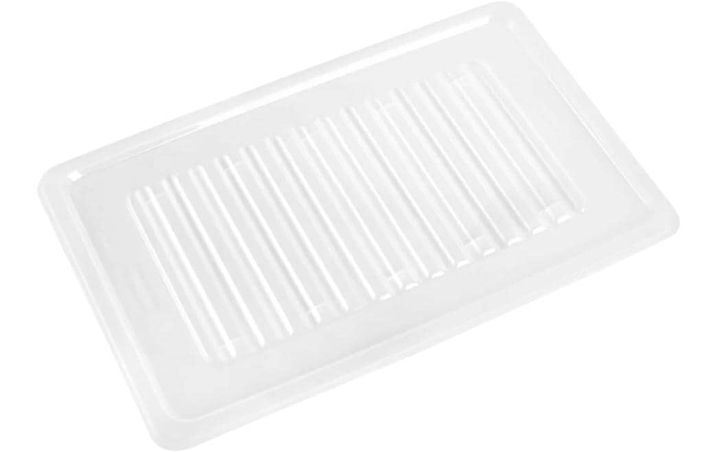 keeeper Leonie Aufbewahrungsbox 3,7 l (mit Deckel) – Polypropylen – transparent/grau – 285 × 105 × 185 mm