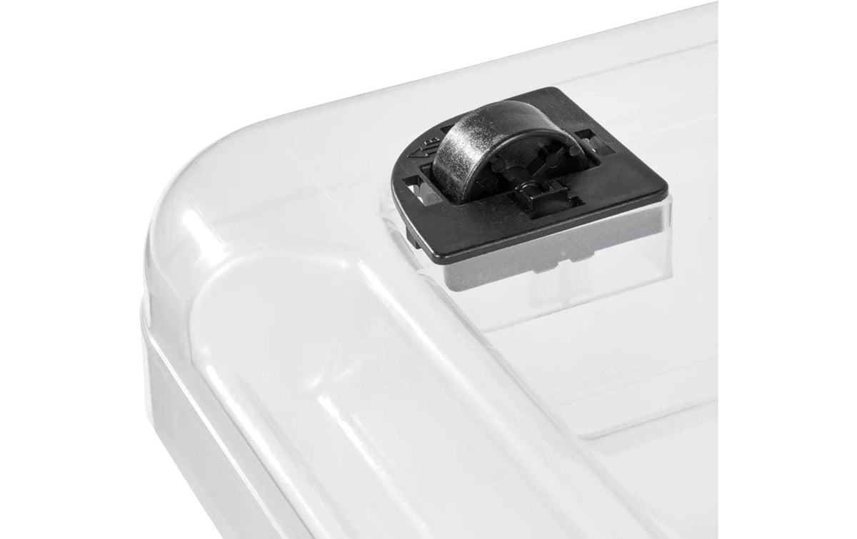 keeeper Aufbewahrungsbox 28 l (mit Deckel) – Polypropylen – transparent – 395 × 180 × 595 mm