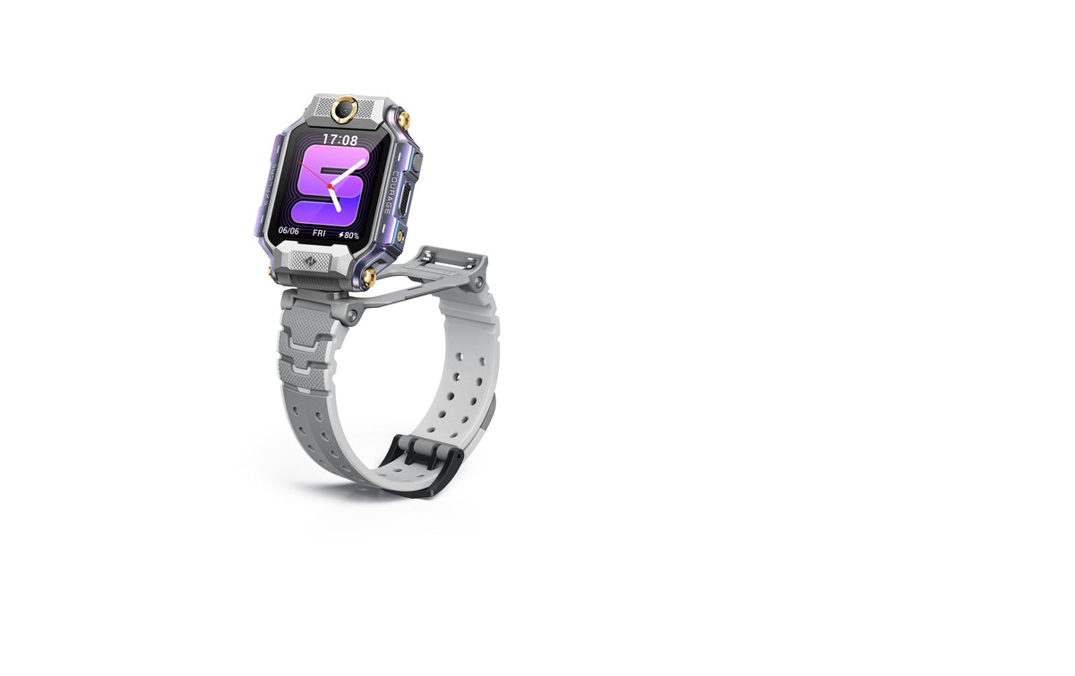 Imoo Watch Phone X10 45 mm GPS + Cellular – Glas Grau, für iPhone